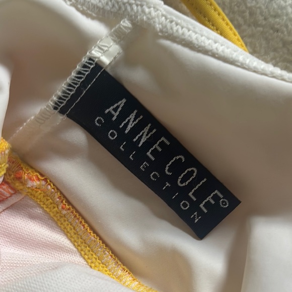 Anne Cole Yellow and White Swimwear - Picture 2 of 5